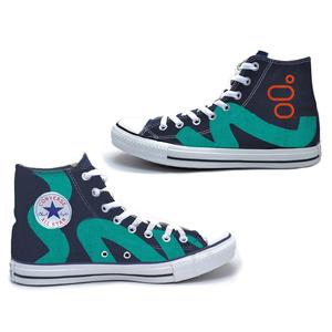 Custom Genesys Converse High Top Tennis Shoes