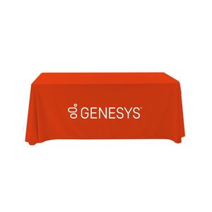 6' Orange Table Cover