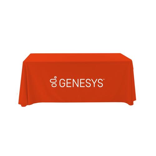 6' Orange Table Cover