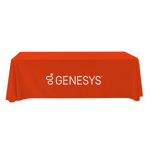 8' Orange Table Cover
