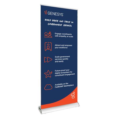 Digital Government Banner Stand