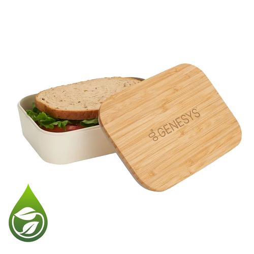 Bamboo Fiber Lunchbox with Cutting Board Lid