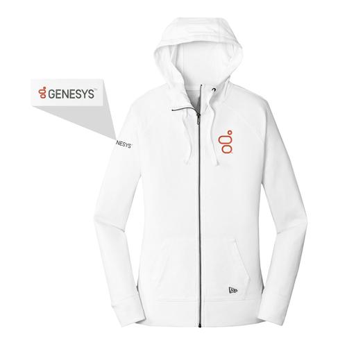 Ladies New Era Sueded Full-Zip Hoodie