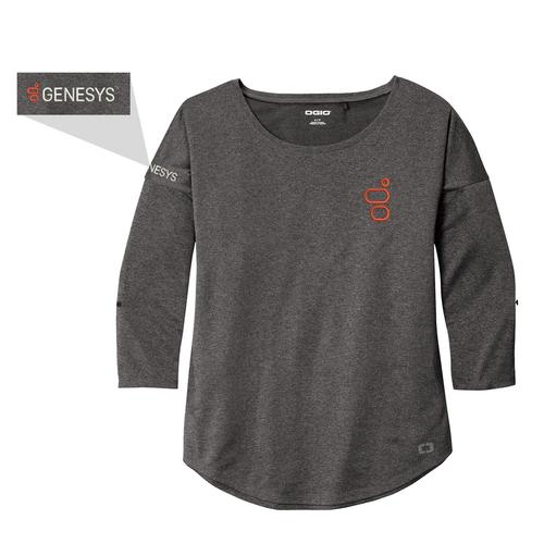 Ladies OGIO Full-Button Polo