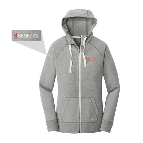 GKN Ladies New Era Sueded Full-Zip Hoodie