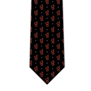 Closeout Black Silk Tie