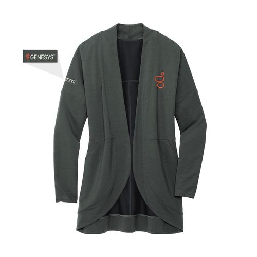 Stretch Open-Front Cardigan