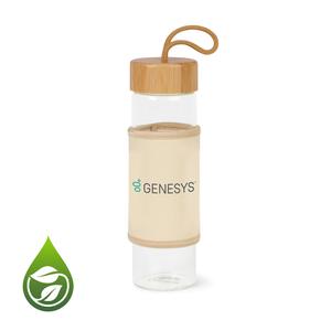 Serenity Bamboo Glass Bottle - 18.5 Oz.