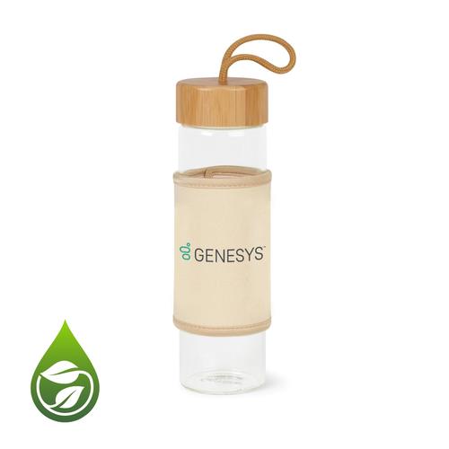 Serenity Bamboo Glass Bottle - 18.5 Oz.