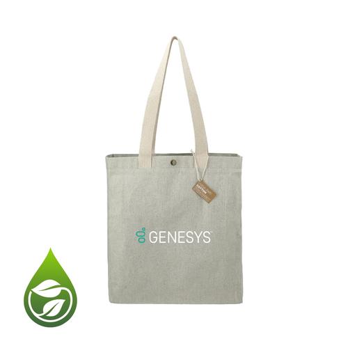 Cotton Box Tote w/Snap