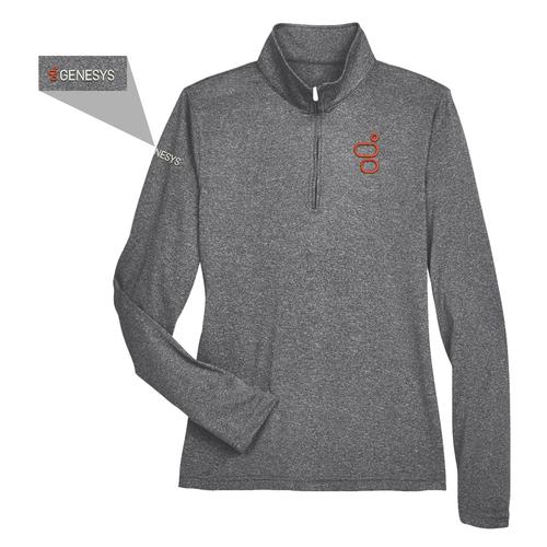 Ladies Heather Quarter Zip