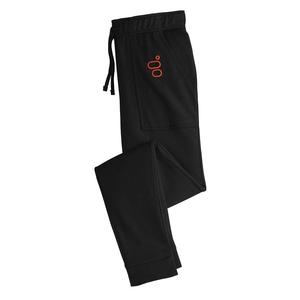 Ladies Black PosiCharge Tri-Blend Wicking Fleece Jogger