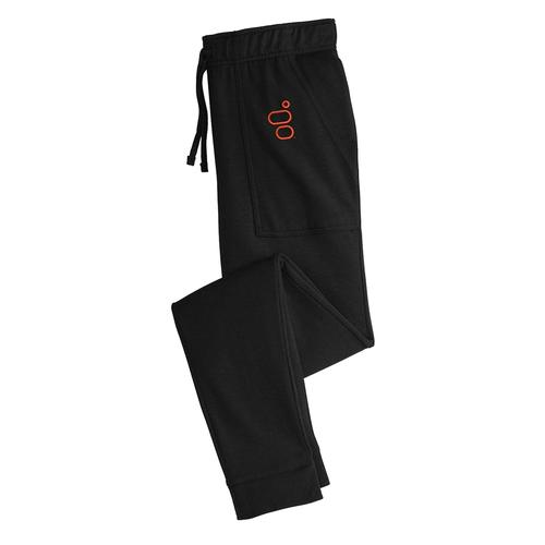 Ladies Black PosiCharge Tri-Blend Wicking Fleece Jogger